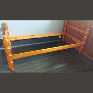 Lit 1 place 90x190 en bois