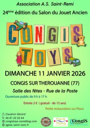 Congistoys : 24e salon du jouet ancien - Congis-sur-Thérouanne