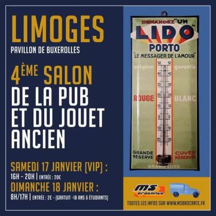 3e salon de la pub et du jouet ancien - Limoges