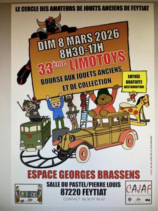 33éme LIMOTOYS bourse aux jouets anciens et de collection - Feytiat