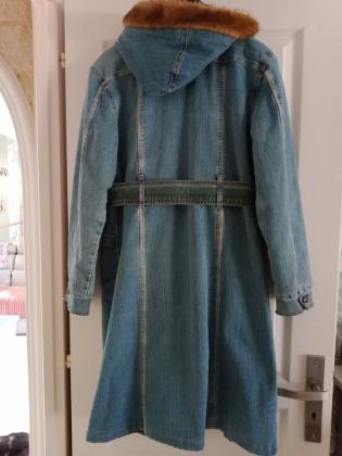 Manteau en jean's pour femme