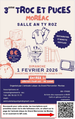 3ème troc et puces - Moréac