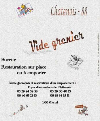 Vide-greniers - Châtenois