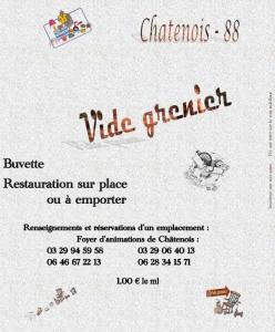 Vide-greniers - Châtenois