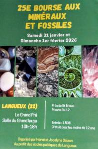 Bourse expo minéraux et fossiles - Langueux