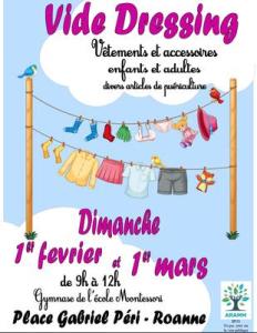 Vide dressing, vente de vêtements adule et enfant, jeux et jouets - Roanne