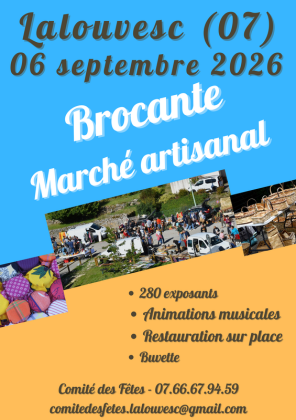 Brocante, Vide-greniers - Lalouvesc
