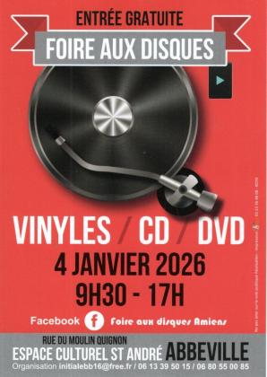 Foire aux disques vinyles et CD - Abbeville