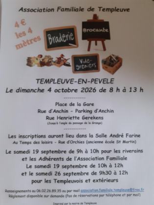 Brocante, Vide-greniers - Templeuve-en-Pévèle