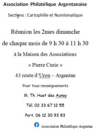 Réunion Cartophilie, Numismatique, Philatélie - Argentan