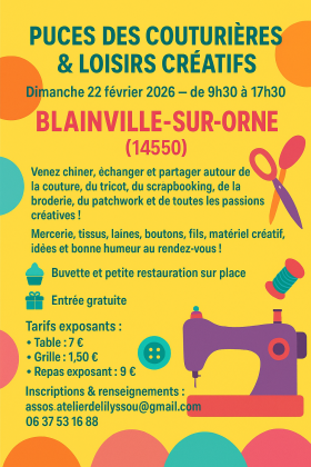 Puces des couturières - Blainville-sur-Orne
