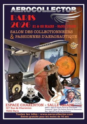 Aérocollector Paris 2026 : salon des collectionneurs et passionnés d'aéronautique - Paris 12