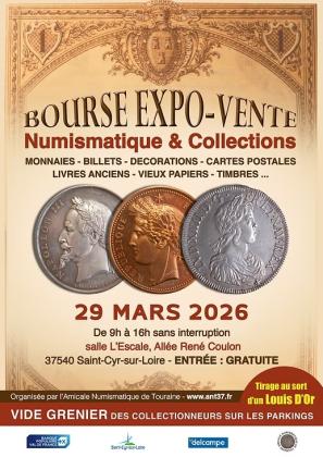 Exposition-bourse numismatique et collections - Saint-Cyr-sur-Loire