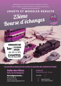 Bourse d'échange jouets et modèles réduits - Chappes