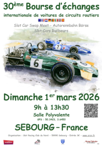 Bourse d'échanges Slot Racing - 30ème - Sebourg