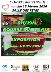 Exposition-bourse militaria et matériel militaire - Lamotte-Beuvron