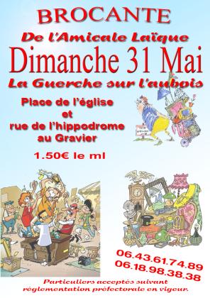 Brocante de l'Amicale Laique La Guerche