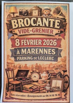 Brocante, Vide-greniers - Marennes