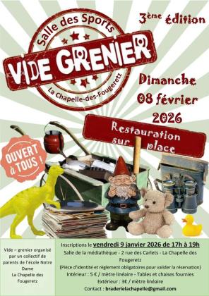 Vide-greniers - La Chapelle-des-Fougeretz