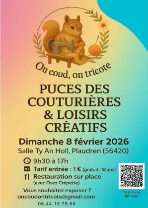 Puces des couturières et des loisirs créatifs - Plaudren