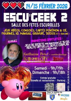 Brocante geek - escu'geek 2 - Escurolles
