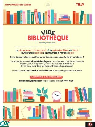 Vide bibliothèque - Tilly