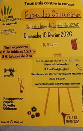 Puces des couturières - Septfonds