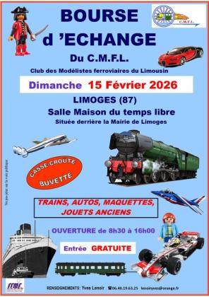 77ème bourse de trains miniatures et jouets anciens - Limoges