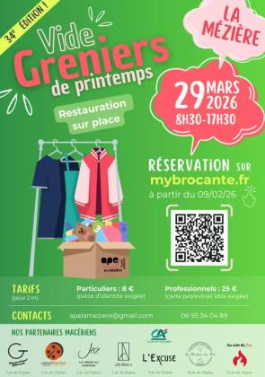 34e vide-greniers de printemps - La Mézière