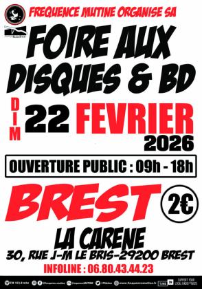 Foire aux disques de collection, BD - Brest
