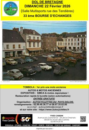 Bourse d'échanges pour véhicules anciens - Dol-de-Bretagne