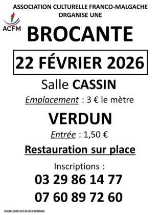 Brocante, Vide-greniers - Verdun