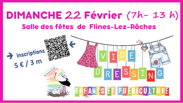Vide dressing enfants - bourse jouets et puériculture- Flines-lez-Raches