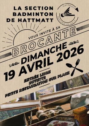 Brocante, Vide-greniers - Hattmatt