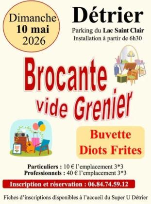 Brocante, Vide-greniers - Détrier