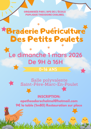 Bourse à la puériculture - Saint-Père