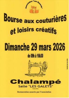 Bourse aux couturières et loisirs créatifs - Chalampé