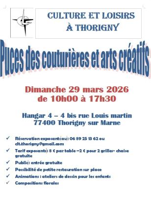 Puces des couturières - Thorigny-sur-Marne