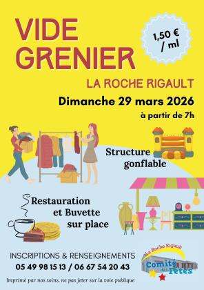Vide-greniers - La Roche-Rigault