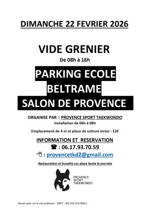 VIDE GRENIER SALON DE PROVENCE