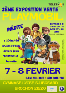 3ème exposition vente Playmobil - Brochon
