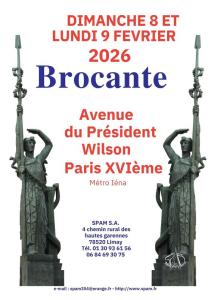 Brocante professionnelle Wilson - Paris 16