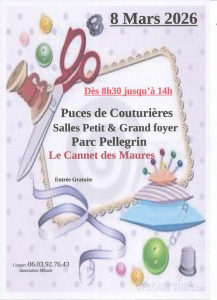 Puces des couturières - Le Cannet-des-Maures