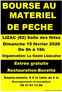 bourse au matériel de pêche - Lizac