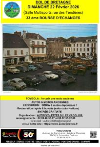 bourse d'échanges pour véhicules anciens - Dol-de-Bretagne
