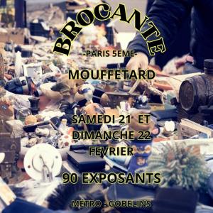 Brocante professionnelle Gobelins - Paris 05