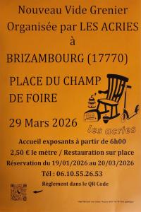 Brocante, Vide-greniers - Brizambourg