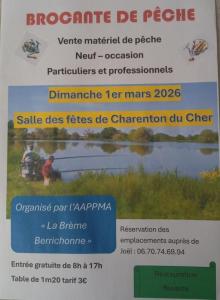 Brocante de pêche - Charenton-du-Cher