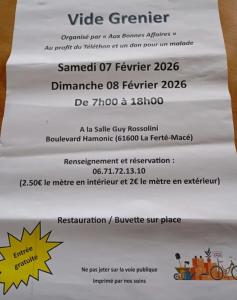 Vide-greniers - La Ferté Macé