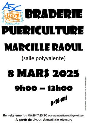 Braderie puériculture - Marcillé-Raoul